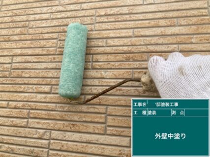 小金井市Ｉ様邸塗装工事　サイディングクリア塗装